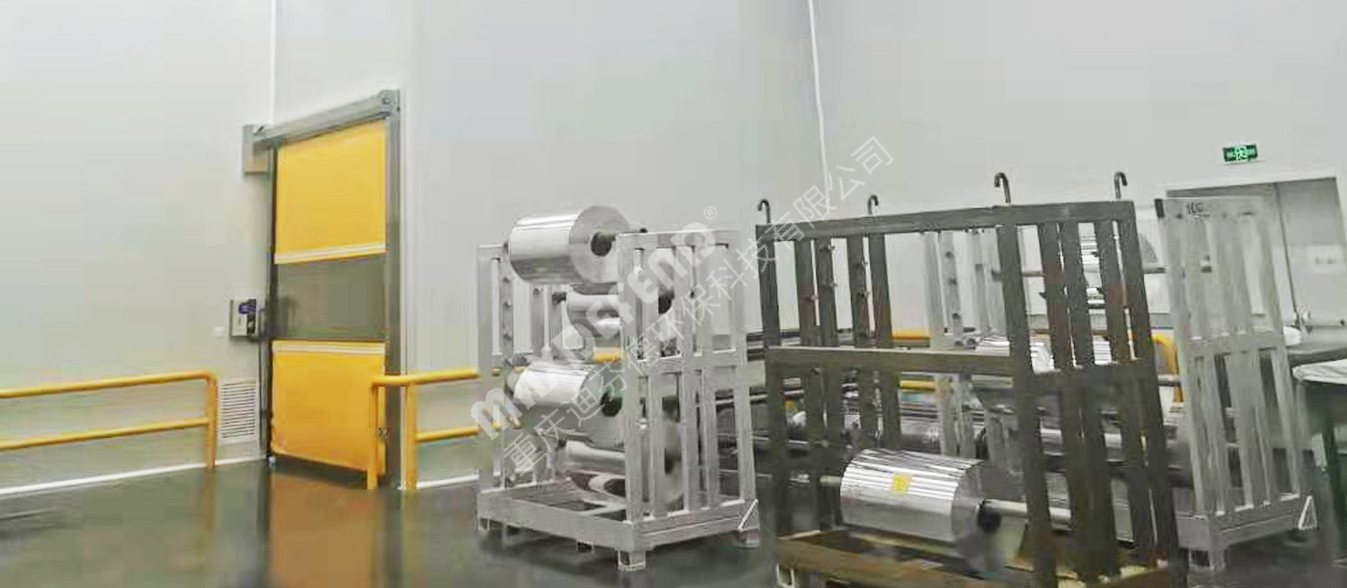 鋁箔分切十萬級淨化車間安裝工程